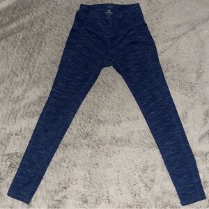 Athleta blue/ grey leggings